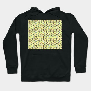 Pets pattern yellow Hoodie